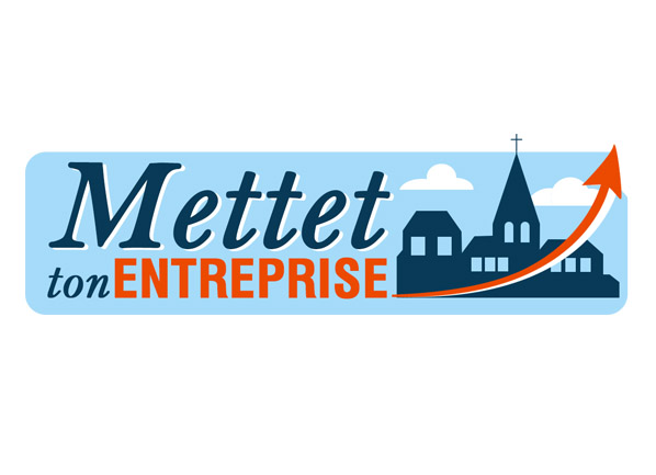 création du logo Mettet ton entreprise à Mettet par weaselpixel