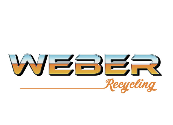 création de logo Weber recycling à sambreville auvelais par weaselpixel